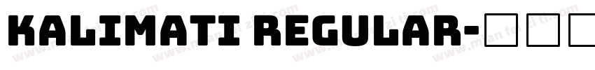 Kalimati Regular字体转换